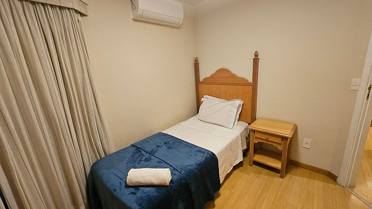 Apart/Hotel c/2quartos perto Shopping Ibirapuera