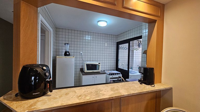 Apart/Hotel c/2 quartos e 2 banheiros Moema SP