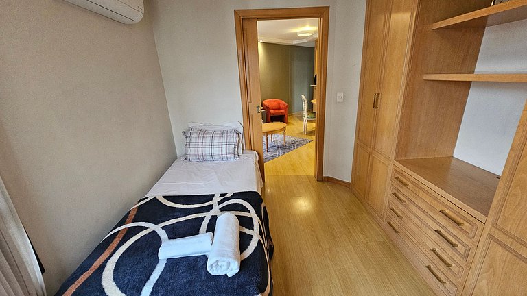 Apart/Hotel c/2 quartos e 2 banheiros Moema SP