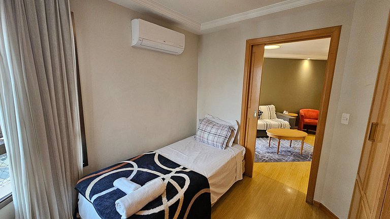 Apart/Hotel c/2 quartos e 2 banheiros Moema SP