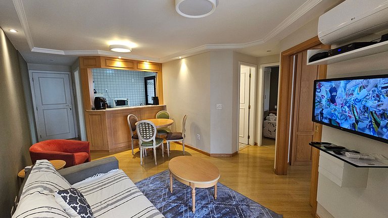 Apart/Hotel c/2 quartos e 2 banheiros Moema SP