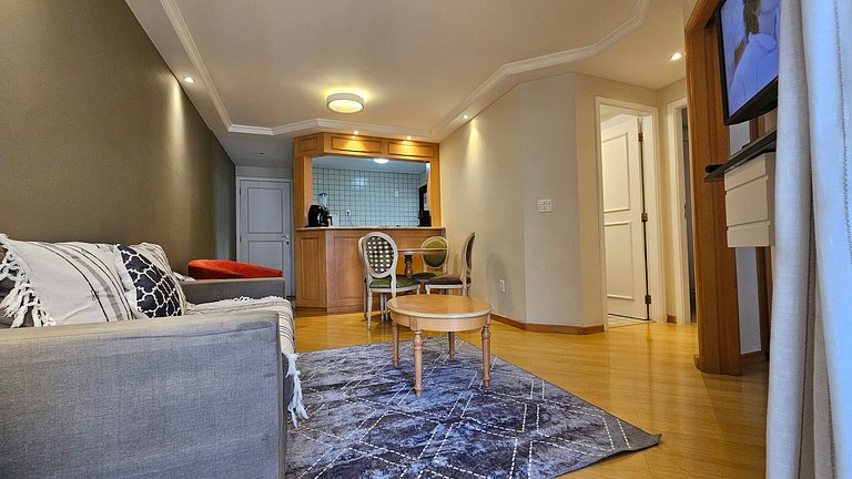 Apart/Hotel c/2 quartos e 2 banheiros Moema SP