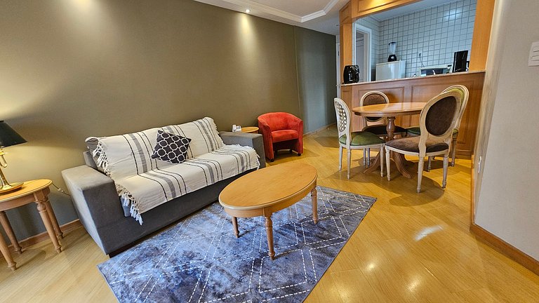 Apart/Hotel c/2 quartos e 2 banheiros Moema SP