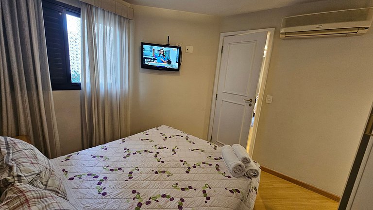 Apart/Hotel c/2 quartos e 2 banheiros Moema SP