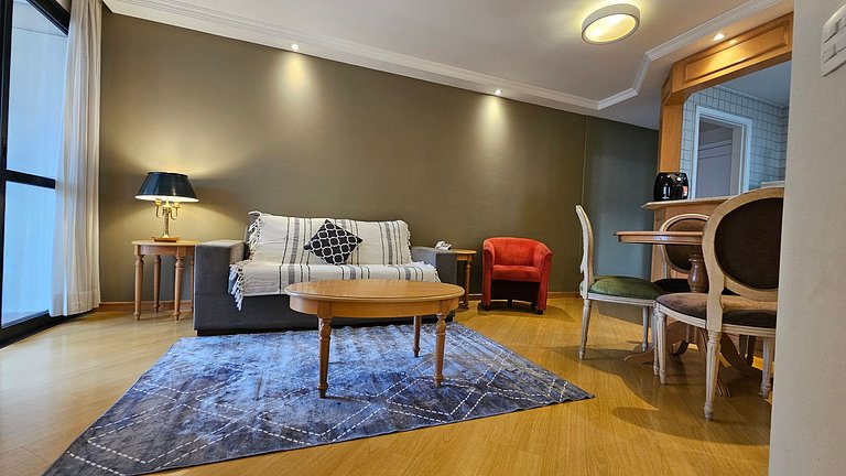 Apart/Hotel c/2 quartos e 2 banheiros Moema SP