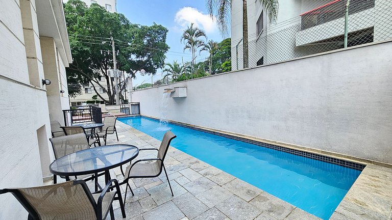 Apartamento com quarto e sala em Moema, São Paulo