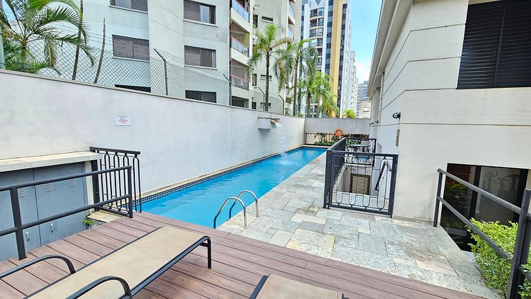 Flat Apart/Hotel com uma suíte e cozinha completa