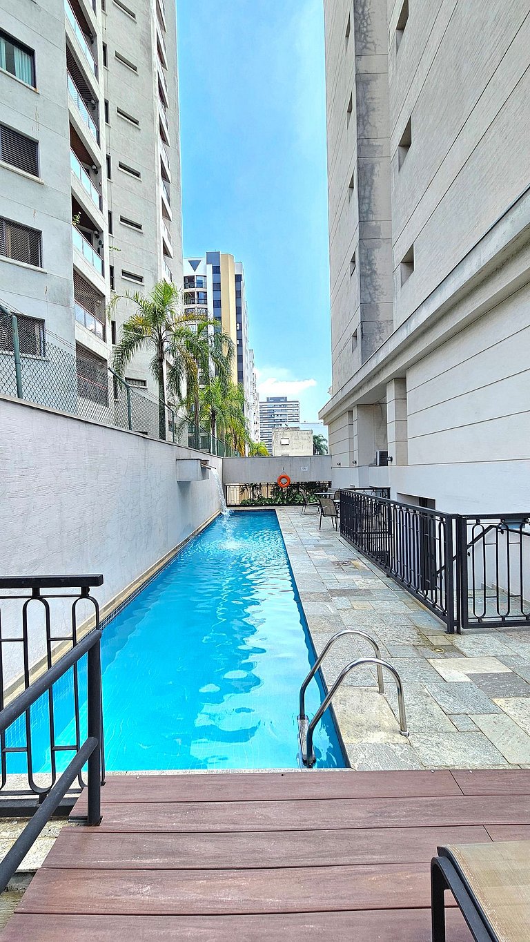 Flat Apart/Hotel com uma suíte e cozinha completa