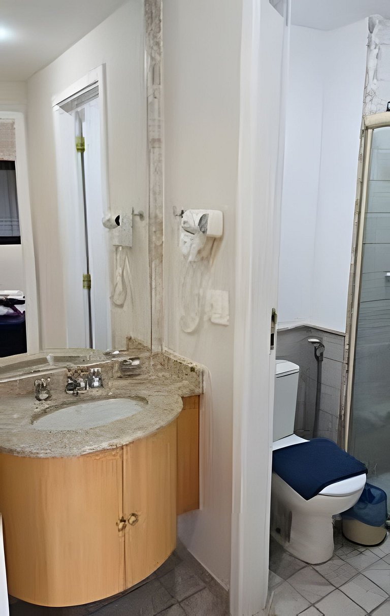 Flat Apart-Hotel c/ serviço Perto Metro de Moema