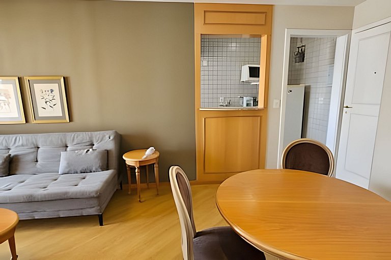 Flat Apart-Hotel c/ serviço Perto Metro de Moema