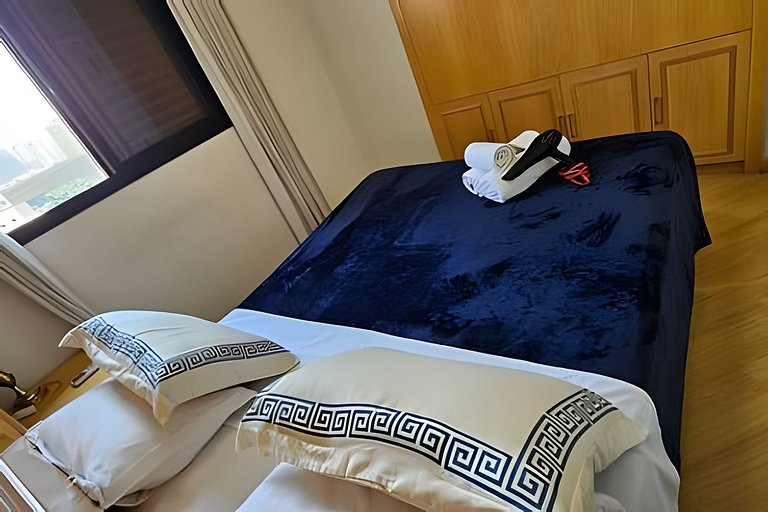 Flat Apart-Hotel c/ serviço Perto Metro de Moema