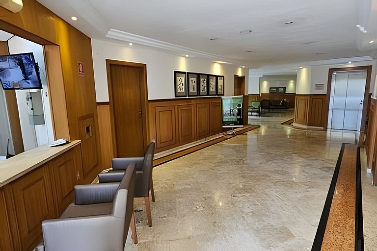 Flat Apart-Hotel c/ serviço Perto Metro de Moema