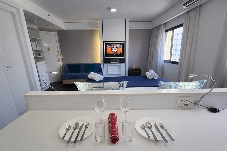 Flat Hotel av Macuco 579 Moema São Paulo