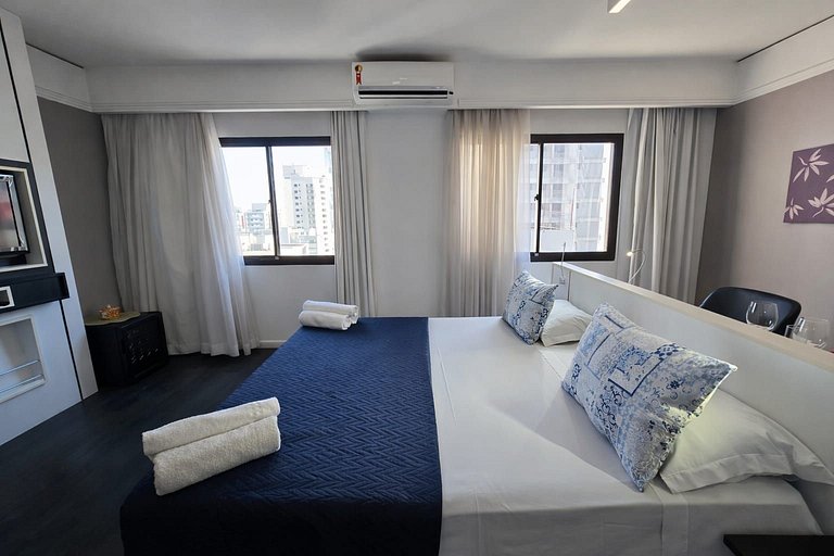 Flat Hotel av Macuco 579 Moema São Paulo